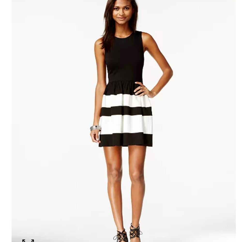 Love Ady black and white dress